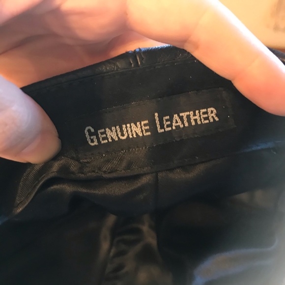 VINTAGE Leather Hat